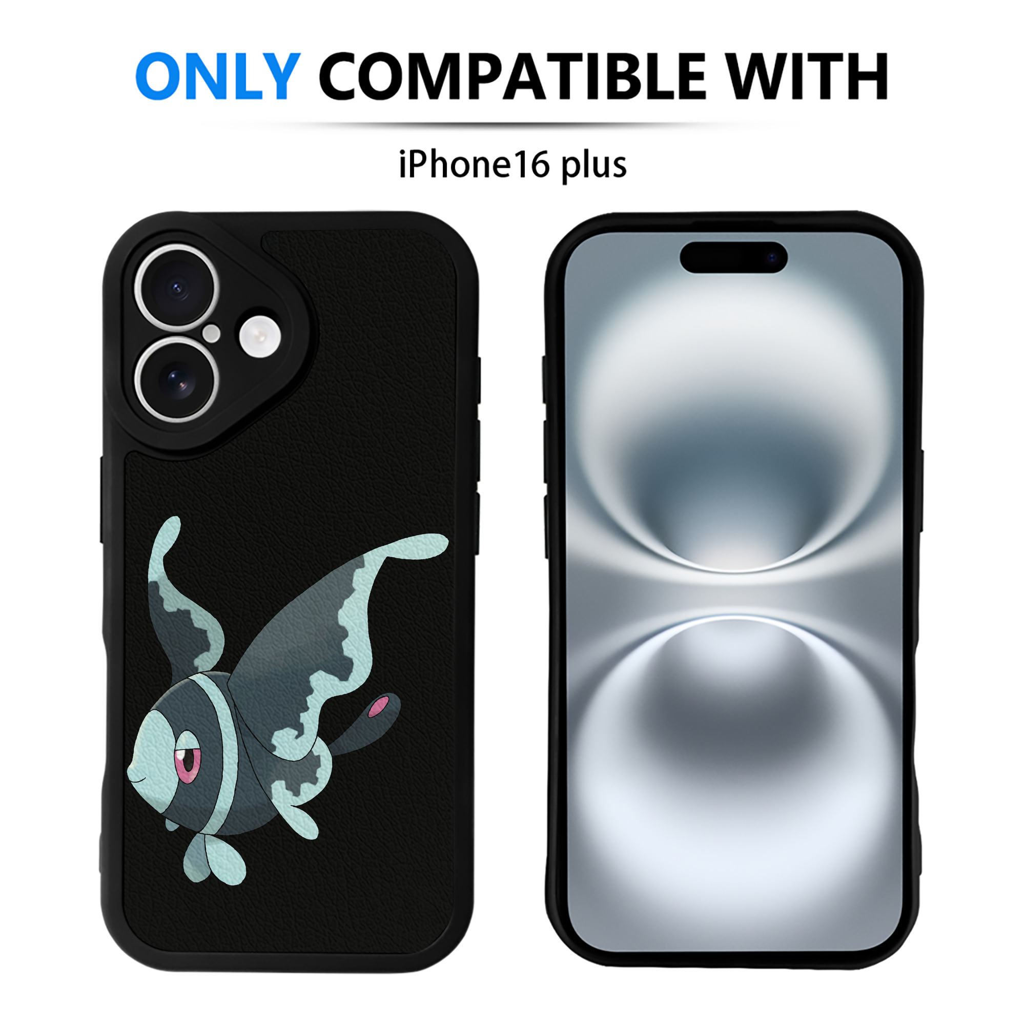 （画像用） ポケットモンスター Pokémon 【iPhone 16シリーズ対応】シリコンスマホケース（レザー調） 材質：シリコン